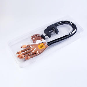 Main d'entraînement pour nail art grandeur nature avec doigts pliables |   Articulations flexibles pour l'entraînement réaliste aux extensions d'ongles en acrylique, gel et autres - Product Image 3
