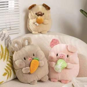 Chubby Cute Puppy Holding Chicken Legs Doll <span class=keywords><strong>Juguete</strong></span> <span class=keywords><strong>de</strong></span> peluche suave para niños Regalo <span class=keywords><strong>de</strong></span> cumpleaños para bebés y niños pequeños - Product Image 3