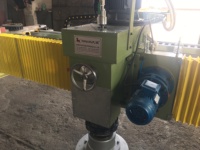 Mesin Poles Batu OMC 12.5kW 380V Produktivitas Tinggi Motor Jembatan Tunggal Kontrol Pemrograman PC untuk Lembaran Marmer 1