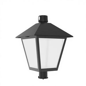 Lámpara de Poste LED para Exteriores de Aluminio, 60W 120W 5000K, 3CCT Ajustables, Tipo Bollard, en Stock en EE. UU. - Product Image 1
