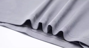 T-shirt à manches courtes serré Simple couleur unie col en v Slim-Fit Base chemise hommes tendance sport Fitness haut Base t-shirt - Product Image 3