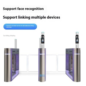 Hengbo cảm ứng điện tử an ninh siêu thị tốc độ Flap rào cản cổng Swing cổng và cửa quay - Product Image 5