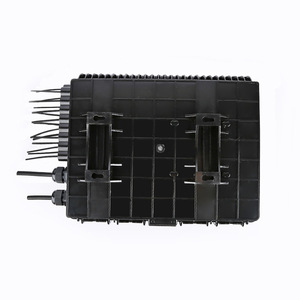 Caja de Distribución de Fibra Óptica para Exteriores, Negra, 16 Núcleos, Mini Tubo de Acero, Divisor PLC, IP65 Impermeable, Montaje en Poste de Pared, FTTH - Product Image 5