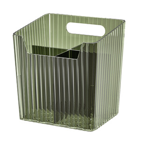 Clear Plastic Makeup Organizer <b>Storage</b> Bins With <b>Lid</b> For Bathroom Shelf Cosmetic <b>Storage</b> <b>Box</b> Container - Product Image 5