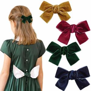 LX Horquilla y Pinza Lateral de Cristal para Niñas, Estilo Europeo Americano, con Diseño de Lazo Dulce, 8*6cm, Pinza Superior de Moda para Fiestas de Niñas - Product Image 1