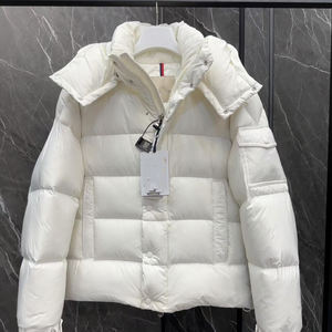 Chaqueta de plumas para mujer al por mayor, abrigo de invierno con capucha, chaqueta acolchada de plumón de pato, parka de plumas para mujer - Product Image 1