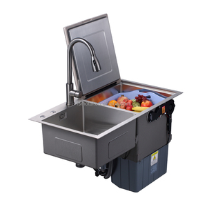 Làm Bằng Tay Thông Minh Tích Hợp Bồn Rửa Máy Rửa Chén Bát Đôi Với Tự Động Mở Cửa Và Ptc Làm Khô Không Khí Nóng Được Xây Dựng Trong Bồn Rửa Máy Rửa Chén - Product Image 3