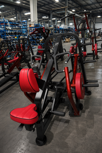 Machine à ramer assise à charge libre pour bras, équipement de musculation professionnel pour salle de sport, robuste, en acier Q235 de 3,0 mm, GM-P006-S - Product Image 5