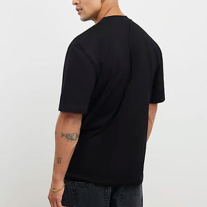 Camiseta de Hombre de Alta Calidad, 180g 200g 230g 300g, Peso Pesado, Estampada, Talla Grande, Algodón, Lisa, Hombros Caídos, para Hombre - Product Image 2