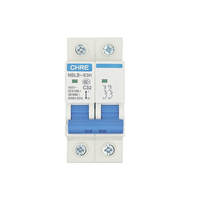 Disjoncteur miniature CHRE NBLB 63A 220V 6kA pour usage domestique, interrupteur d'air 1P/2P/3P/4P, isolateur principal de climatiseur 16A/32A/100A