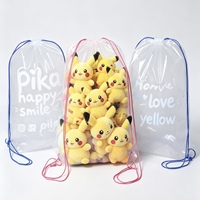 Sac à dos à cordon personnalisé pour enfants, motif dessin animé, en PE, pour le rangement des jouets, compatible avec diverses utilisations