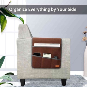 Customized Personalized Sofa Arm Storage Bag Durable <strong>Bedside</strong> Sofa Armrest <strong>Organiser</strong> Hanging - Product Image 5
