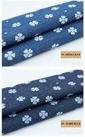 Tissu en jean imprimé numériquement, écologique et bio, design personnalisé OEM, très tendance, pour jeans et robes pour garçons et filles