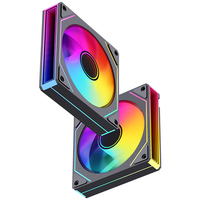 Ventilador de Computadora RGB Inverso SNOWMAN Fans de 120 mm, Ventilador RGB de Alta Calidad para Refrigeración de Caja de PC con Control Remoto