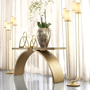 Buffet à armature en métal argenté <span class=keywords><strong>champagne</strong></span> armoire de rangement d'entrée en acier inoxydable pour <span class=keywords><strong>salon</strong></span> à la maison ou meubles de cave à vin - Product Image 3