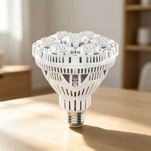 Full Spectrum LED Grow <b>Light</b> Bulb 36W E27 Plastic Body 20 Degree Beam Angle for Indoor <b>Plant</b> Fruiting Growth - Product Image 1