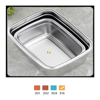 Lonchera Ecológica Cuadrada de Acero Inoxidable de 1500 ml, Apta para Microondas, Hermética y Libre de BPA, Disponible en Nuestro Almacén de EE. UU.