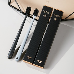 Kit dentale Eco di lusso usa e getta per Hotel a 5 stelle spazzolino da denti con Logo personalizzato con dentifricio Set di articoli da toeletta dell'hotel - Product Image 1