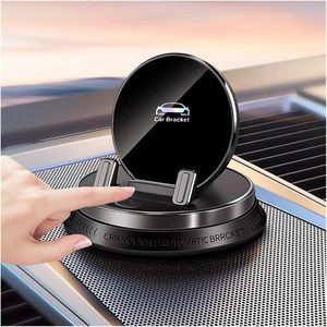 Soporte <span class=keywords><strong>para</strong></span> Teléfono de Coche con Rotación de 360 Grados, Montaje en el Tablero con Botón Táctil, Soporte Antideslizante <span class=keywords><strong>para</strong></span> Smartphone en el Vehículo <span class=keywords><strong>para</strong></span> Uso en Navegación - Product Image 3