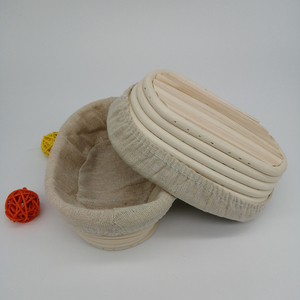 Giỏ ủ bánh mì bằng mây, giỏ lên men, giỏ ủ bột sourdough, giỏ nướng hình oval - Product Image 3