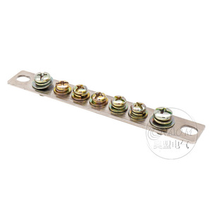 [อื่นๆ] บัสบาร์ทองแดง 7 รู 2X20 บล็อกขั้วต่อสายดินแบบมาตรฐาน - Product Image 1