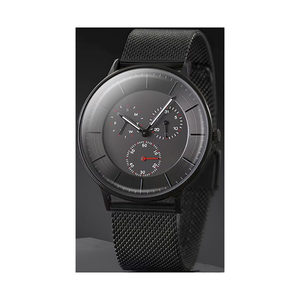 Relojes de Cuarzo para Hombre, de Negocios, con Doble Calendario, Movimiento Japonés, Segundero Pequeño, Caja de Acero Inoxidable Personalizada de Fábrica - Product Image 4