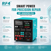 Alimentation CC à affichage numérique RF4 RF-3005PRO FIS 30V 5A avec commutation automatique MA/A, réparation rapide des courts-circuits de téléphones, détection rapide des pannes
