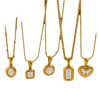 Collier pendentif en acier inoxydable plaqué or de luxe XL110, style européen et américain, pour femmes, chaînes tendance en forme de cœur, transfrontalier