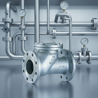 Vanne de retenue à levage en acier inoxydable H41W-16P pour le traitement de l'eau