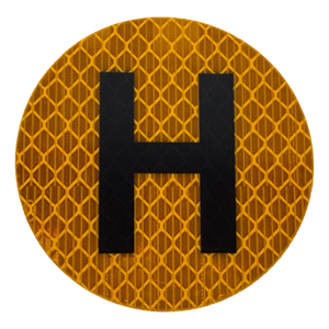 España Pegatina Novato En La Carretera H Reflectante Advertencia Novice DGT H Pegatina - Product Image 1