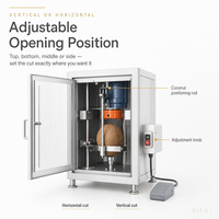 Machine automatique d'ouverture de noix de coco, perceuse à noix de coco, extraction d'eau de coco pour supermarché
