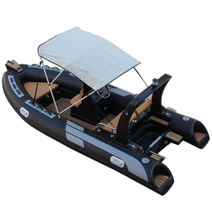 <span class=keywords><strong>Bateau</strong></span> <span class=keywords><strong>pneumatique</strong></span> pliable de luxe à grande vitesse en PVC/Hypalon 480D, prix d'usine, coque en fibre de verre de luxe, <span class=keywords><strong>bateau</strong></span> d'appoint pour la pêche - Product Image 2