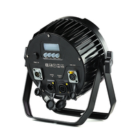 Projecteur de scène LED 180W IP65 RGBW 4-en-1 DMX512 avec contrôle sonore automatique, étanche, tension universelle AC 85-265V pour concerts, théâtres et événements