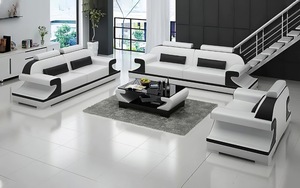 Ensemble canapé d'angle en bois massif, <span class=keywords><strong>mini</strong></span> sofa moderne de couleur beaux, meubles - Product Image 3