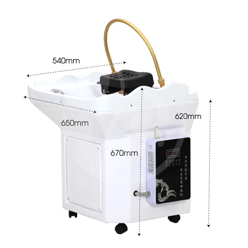 Hair Salon Shampoo Bowl Station Head