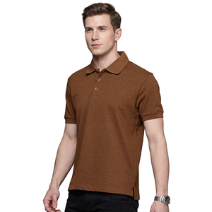 T-shirt décontracté à manches courtes pour homme en coton biologique tricoté uni, respirant, texture douce de qualité supérieure, 180g, service OEM numérique - Product Image 1