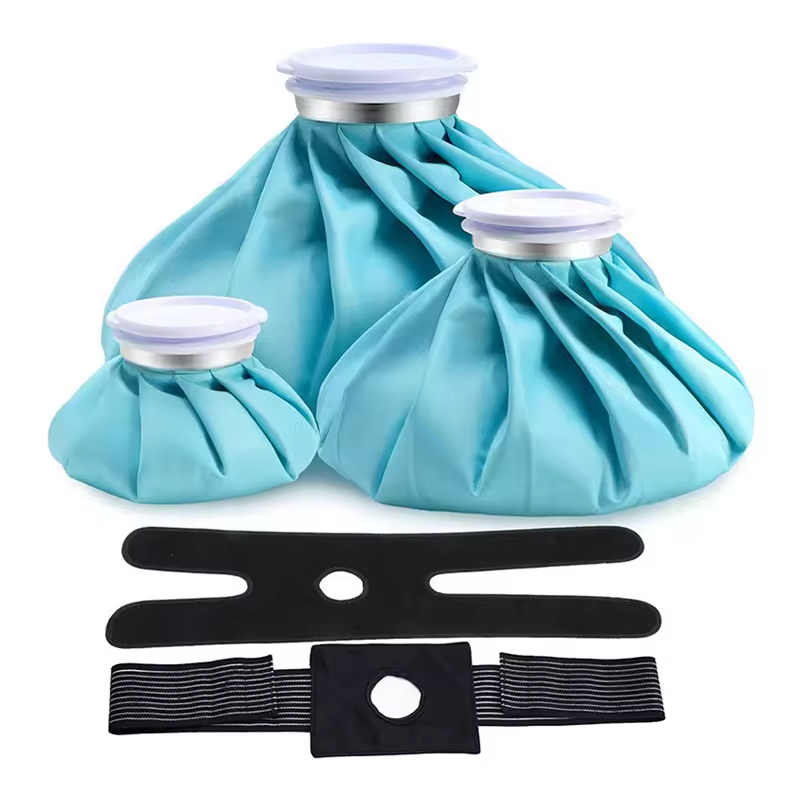 Gel Ice Pack Adjustable Reusable Cold Ice Bag Therapy with 2 Wraps Rehabilitation Supplies for Injuries Ice Pack