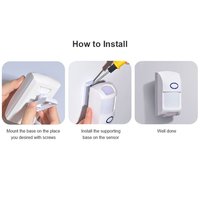 Sonoff RF Bridge 433MHZ, Konverter Sinyal Nirkabel Wifi PIR 2 Sensor Alarm untuk Kit Keamanan Rumah Pintar