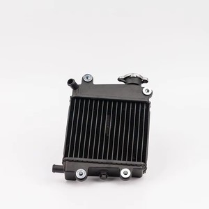 <span class=keywords><strong>Radiateur</strong></span> Super Rapide NMAX AEROX 2 RANGÉES en Aluminium Haute Performance pour YAMAHA NMAX AEROX NVX V1 Noir - Product Image 5