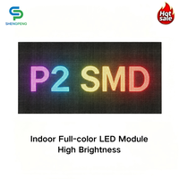 Светодиодный модуль P2 для помещений, высокая яркость, 40 сканов, 320x160 мм, RGB видеостена для рекламы