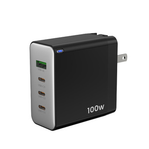 <span class=keywords><strong>Cargador</strong></span> GaN TKT de 100 W con Luz LED, QC3.0, Carga Rápida Universal Dual, Tipo-C, USB-A, Adaptador de Carga para Teléfono, Laptop Inteligente - Product Image 1