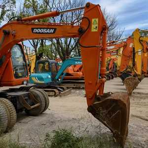 Excavadora de ruedas Doosan de segunda mano, excavadora hidráulica de segunda mano (más excavadoras: DH140W, DH150W, DH160W, DH160W, de segunda mano) - Product Image 6