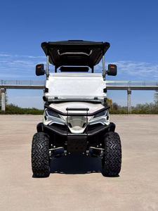 Carrito <span class=keywords><strong>de</strong></span> Golf Eléctrico Todoterreno Robusto <span class=keywords><strong>de</strong></span> 6 Plazas con Neumáticos para Todo Terreno, Apto para Patrullaje en Bosques y Parques, Legal para Circular en la Calle, LSV Superior - Product Image 2