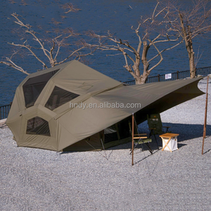 Pour l'hiver Air gonflable voyage tentes Camping en plein air poêle Jack noir Air auvent <span class=keywords><strong>tente</strong></span> - Product Image 6
