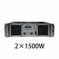 Amplificateur de puissance KTV pour scène, carte son alimentée par micro, double canal, 1500W, préampli micro haute puissance, modèle T15, stéréo en alliage