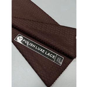 Lo más nuevo, tela de encaje africano de alta calidad, tela de encaje pulido de algodón, Color azul cielo, 5 yardas para hombres nigerianos, tela - Product Image 6