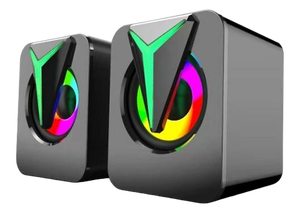 Altavoces <span class=keywords><strong>para</strong></span> Juegos PJT-DSP2325 con RGB, Altavoces con <span class=keywords><strong>Subwoofer</strong></span>, Sonido Estéreo, Control de Volumen <span class=keywords><strong>para</strong></span> <span class=keywords><strong>PC</strong></span>, Computadora de Escritorio, Jugadores - Product Image 2
