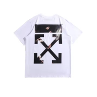 T-shirt imprimé de haute qualité T-shirt d'été lâche Daisy Arrow Design pour hommes et femmes, lavable