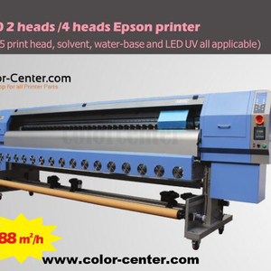 La Chine, la meilleure ! <span class=keywords><strong>Imprimante</strong></span> Allwin E320 3,2 m 2 têtes / 4 têtes (avec tête d'impression Epson DX5, solvant, base aqueuse et LED UV tous applicables) - Product Image 2