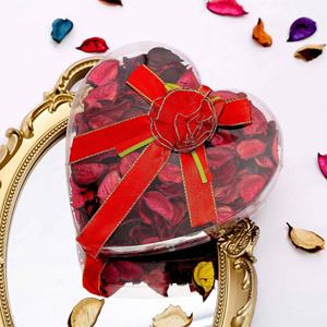 Оптовая продажа натурального вечного сухоцветного порпурри в акриловой подарочной коробке неправильной формы для освежителя воздуха в гардеробе и спальне - Product Image 3